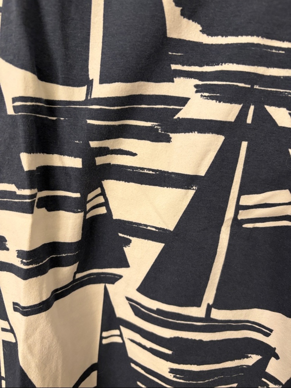 MAHI GOLD Navy and White Sailboat Print Tank Dress - Picture 3 of 5